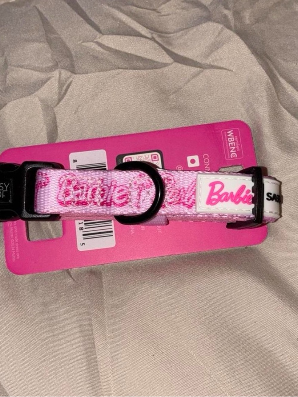 Barbie Dog Collar with Logo